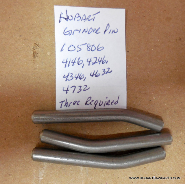 3 Grinder Head Pins for #32 Hobart 4146, 4246, 4346, 4632 & 4732 Meat Grinders. Replaces 105806 